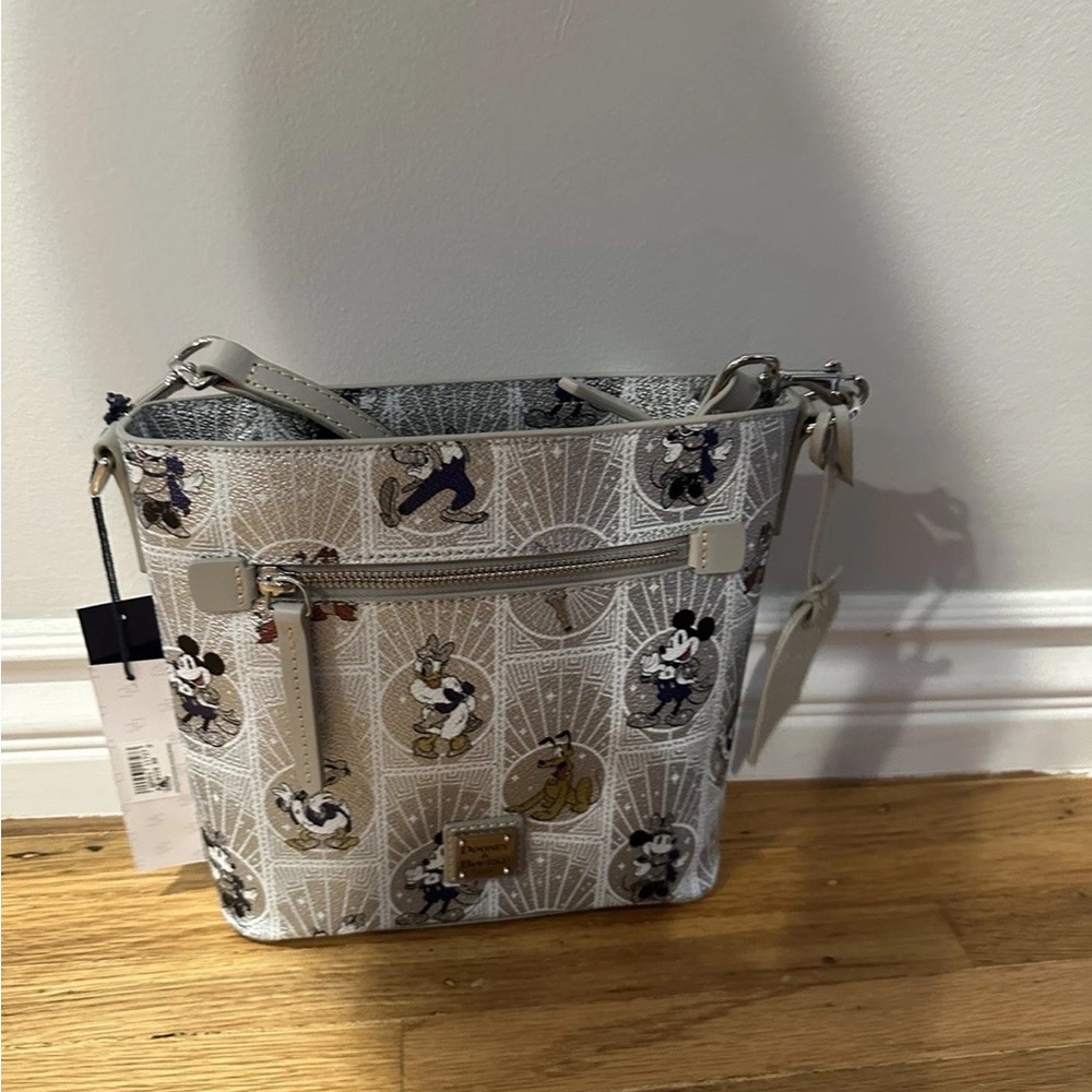 Dooney & Bourke Mickey Mouse Crossbody Bag - Gray - Picture 2 of 3